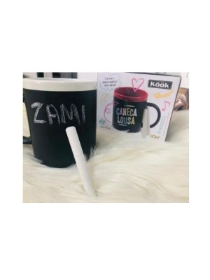 CANECA MAGICA LOUSA ESCREVE RECADOS DECORATIVAS COM GIZ
