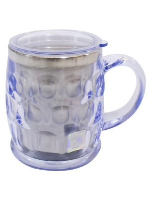 CANECA DE ACRÍLICO 500 ML COM TAMPA SÃO PAULO