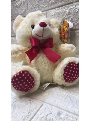 PELÚCIA URSO LACINHO ROSA 25CM FE6966