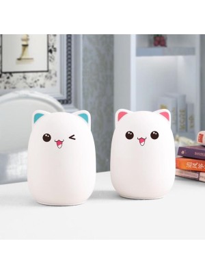LUMINARIA ABAJUR LED SILICONE HAMSTER TOUCH RECARREGAVEL