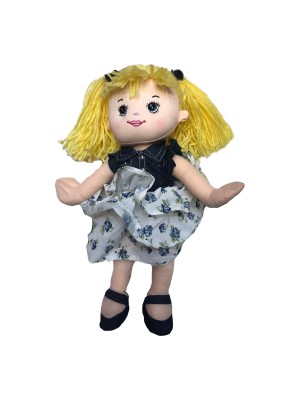 BONECA DE PANO CABELO COLORIDO F1472