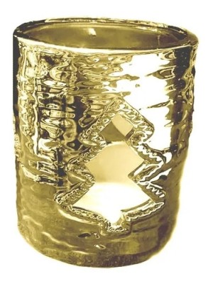 ENFEITE CERÂMICA CASTIÇAL ÁRVORES NATAL