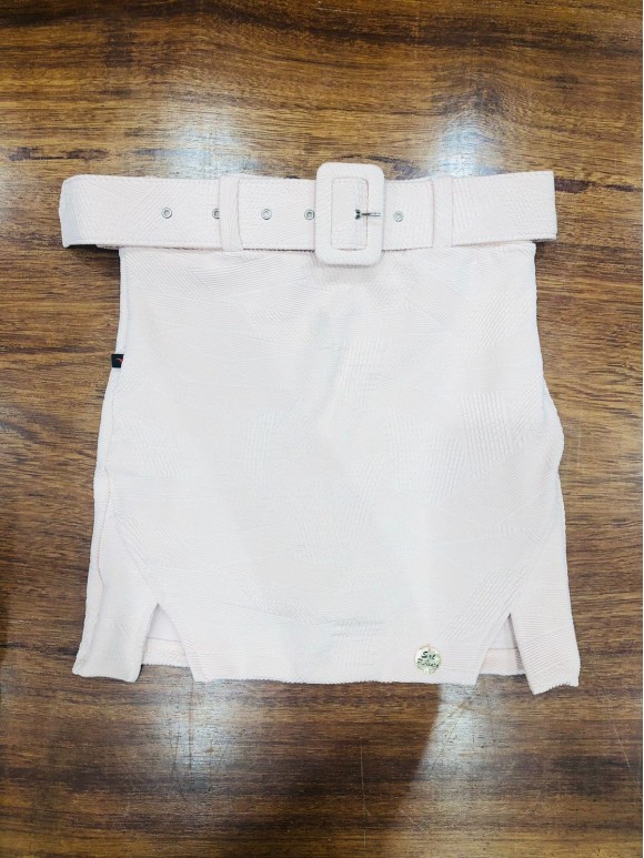 SHORTS SAIA SAL E PIMENTA TEXTURIZADA