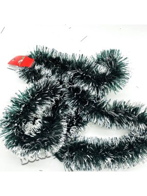 KIT 2 FESTÃO 2M VERDE ESCURO NEVADO 11CM