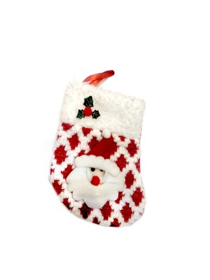 KIT 6 BOTAS NATALINAS DECORATIVAS MÉDIAS